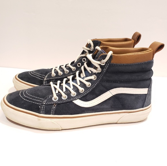 vans fleece high tops